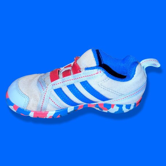 Adidas Unisex Toddler NatWeb Slip-On Low Sneakers JQ2 Blue B40084 Size 8K - Picture 6 of 7